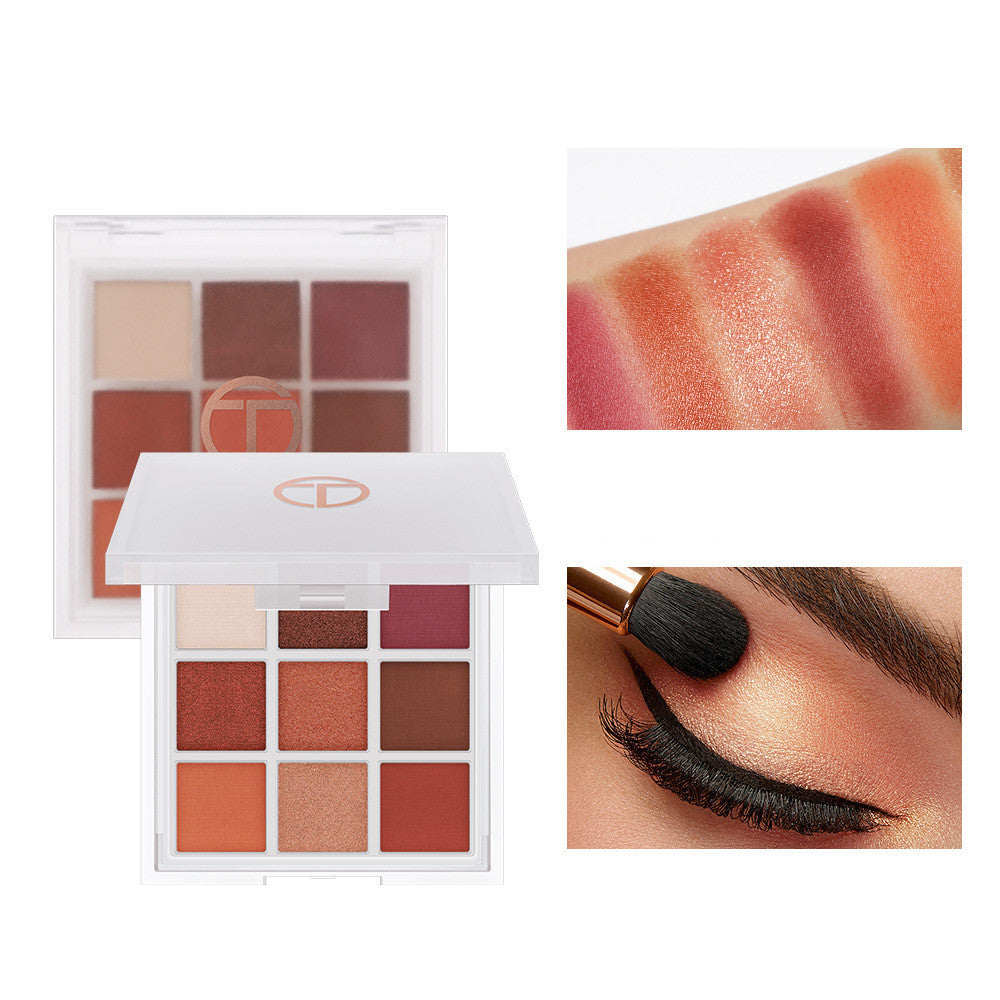 Pearlescent Nine Earth Color Matte Eyeshadow