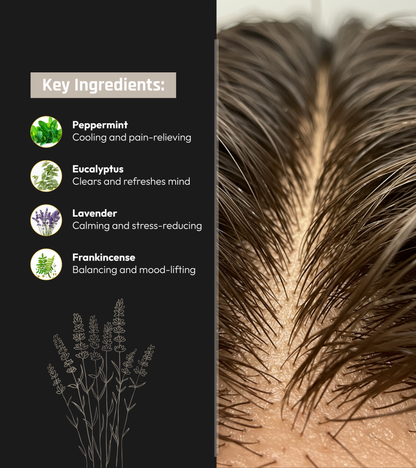 Jannaat Migraine Relief Oil - Soothing Essential Oil Blend for Headache Relief